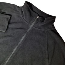 Old Navy Active Womens Fleece Jacket Plus Size 3X Black Zip Up Long Sleeve - $24.26