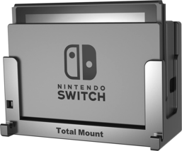 Nintendo Switch Dock Wall Mount Holder Stand Display Organizer Heat Vent... - $45.59