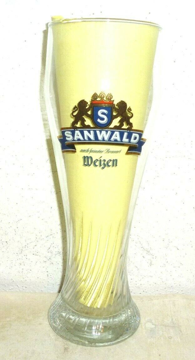 Sanwald Stuttgart Weissbier Weizen German Beer Glass - $9.50