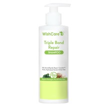 WishCare Triple Bond Repair Shampoo for Dry &amp; Frizzy Hair - 5% AminoPept... - $14.95