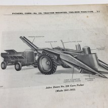 Genuine John Deere 226 Corn Picker Part Catalog PC-123 Dealer 1952 Missing Cover - £19.24 GBP