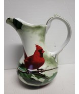 HAUTMAN BROTHERS CARDINAL IN HOLLY PITCHER  - $19.26