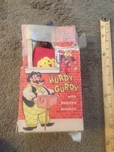 Vintage Mattel Futurland Hurdy Gurdy w/ Dancing Monkey Toy Stock No. 414... - £35.61 GBP