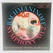 Rachmaninoff Adrian Boult London Symphony No. 2 RCA Victor Red Seal LM-2... - $10.73