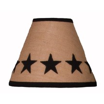 Heritage House Black Star 10In Bulb Clip Lampshade - £39.31 GBP