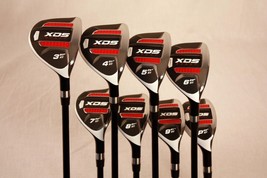 Custom Made Xds Hybrid Golf Clubs 3-PW Set Taylor Fit Steel +1&quot; Over Senior - £390.52 GBP