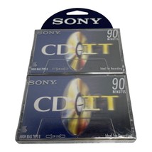 Sony CD-IT Type II High Bias 90 min Cassette Tapes 2 Pack NEW SEALED - $14.73