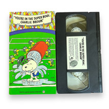 You’re In The Super Bowl Charlie Brown VHS 1993 Movie Peanuts Snoopy NFL Shell - £2.25 GBP