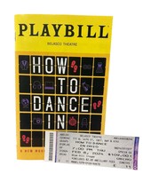 How To Dance in Ohio Broadway Musical Playbill and Ticket - £18.47 GBP