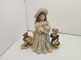 VTG 1995 Boyds Yesterdays Child Dollstone Emily &amp; Kathleen Resin Figurine #3508 - £11.81 GBP