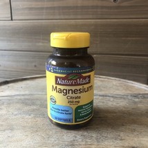 Nature Made Magnesium Citrate 250 mg 60 Softgels Heart Nerve Bone Suppor... - $12.79