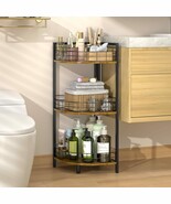 Bathroom Standing Shelf, 3 Tier Open Floor Shelves, Free-Standing Shelf ... - $971.73 MXN