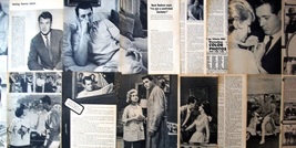 ROCK HUDSON ~ 32 Color, B&amp;W Vintage Clippings, Articles, PIN-UPS from 1960-1978 - £8.59 GBP