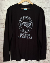 State Of Mine North Carolina T Shirt Men’s Large Black Long Sleeve NEW T... - £22.67 GBP