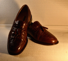 Mens Brown Florsheim Imperial Leather Upper Inner And Sole Lightly Worn 10.5D - £47.81 GBP