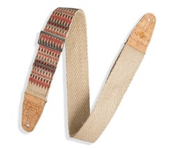 Levy’s 2&quot; Hemp Webbing Guitar Strap, Natural, Multi Colored - £27.96 GBP
