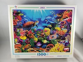 Ceaco Sea of Beauty Jigsaw Puzzle Gerald Newton 1500 Missing 1 Piece - $13.08