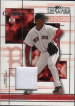 2004 Donruss Timelines Material #37 Pedro Martinez; Authentic Game-Worn Jersey - £5.44 GBP
