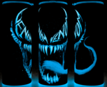Glow in the Dark Venom Comic Book Super Villain with Teeth Cup Mug Tumbl... - $22.72