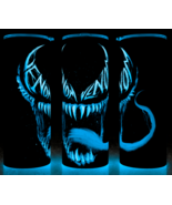 Glow in the Dark Venom Comic Book Super Villain with Teeth Cup Mug Tumbl... - £17.76 GBP