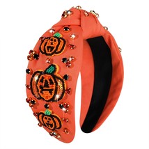 Halloween Headbands for Women Halloween Accessories Pumpkin Rhinestone B... - £26.57 GBP