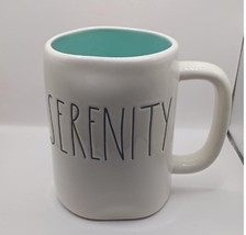 Rae Dunn Artisan Collection by Magenta &quot;Serenity&quot; Mug, white/teal inside no. 216 - £21.66 GBP