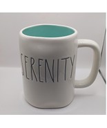 Rae Dunn Artisan Collection by Magenta &quot;Serenity&quot; Mug, white/teal inside... - $524.16 MXN