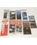 USA travel map roadmap lot PA Colorado Wyoming Texas Southwest states Ma... - €17,15 EUR