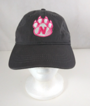 Northwest Bearcats Gray With Embroidered Pink Pawprint Adjustable Baseba... - £10.18 GBP