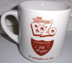Vintage The Truckin Bozo Coffee Cup Mug Heat Activated Interstate All Night - £5.50 GBP