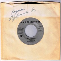C J Daniels Face The Music 45 rpm You And Me Canadian C &amp; D Signed Sleeve - £3.88 GBP
