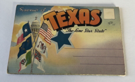 Greetings from Texas Large Letter Postcard Souvenir Folder - £7.87 GBP