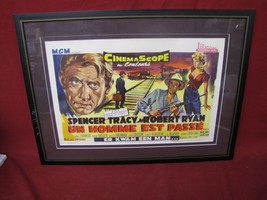 Vintage Framed 1955 Bad Day At Black Rock Spanish Lobby Card - £59.82 GBP