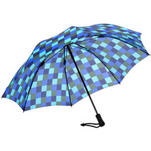 EuroSCHIRM Swing Liteflex Umbrella (Blue Squares) Trekking Hiking Lightweight - £30.05 GBP