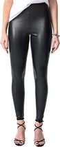 MCEDAR Women’s Perfect Control Faux Leather Leggings Pants Black  Stretc... - $29.69