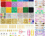 5300 Clay Beads Bracelet Making Kit -Taylor Merch Friendship Bracelets P... - $15.94