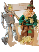 The Wizard Of Oz Scarecrow and Tin Man dolls  12in Vintage 1975 - £23.67 GBP