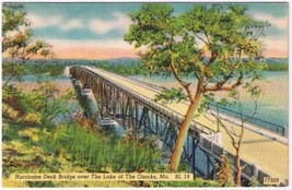 Postcard Hurricane Deck Bridge Over Lake Of The Ozarks Missouri - £6.10 GBP