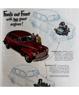 1947 Ford Motor Engines Advertisement Vintage Automobilia V8 &amp; V6 DWWW5 - €25,72 EUR
