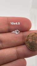 Lab Grown White Moissanite Kite Shape Eye Clean Quality DEF Color Available in 5 - £6.02 GBP
