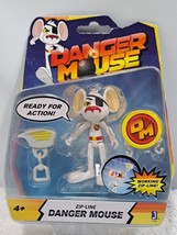 Nwt Danger Mouse Ready For Action: ZIP-LINE Danger Mouse 3&quot; Action Figure! - £9.20 GBP
