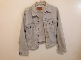 Vintage Levi denim jacket   grey mens size  42 R   length 25 armpit to armpit  1 - £58.84 GBP