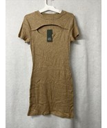 Women&#39;s Short Sleeve Cut Out Sweater Dress - Wild Fable™ - Size S - Brown - £5.93 GBP