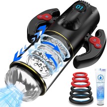 Automatic Sucking Male Masturbator Cup - 9 Thrusting Rotating Modes Male Sex Toy - £71.96 GBP