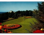 Dorchester House Gardens Oceanlake Oregon OR UNP Chrome Postcard K16 - $3.91