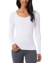 32 DEGREES Womens Cozy Heat Scoop-Neck Top Color White Size 2XL - £19.39 GBP