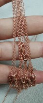 10 Pcs DAINTY rose gold chain bulk necklace chain, Jewelry Supply,  Gold White s - $14.70