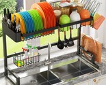 Over The Sink Dish Drying Rack (Expandable Height And Length) Snap-On De... - $64.99