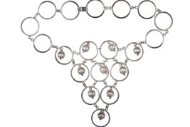 16&quot; Vintage Mexican Sterling necklace and brooch - £91.03 GBP