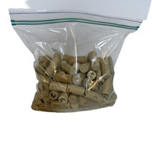 Synthetic Wine Corks Lot of 100 Used &amp; Printed - £4.88 GBP